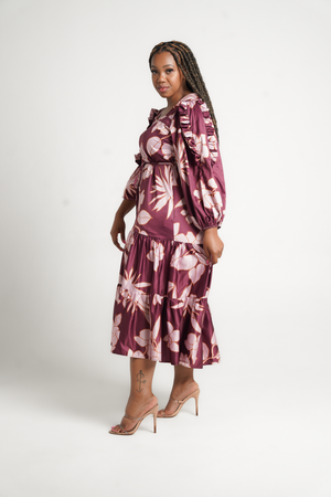 
            
                Load image into Gallery viewer, Amanda Laird Cherry Crown Dress
            
        
