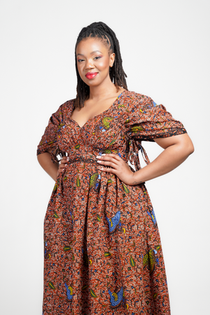 Angalia Jitahidi Max Dress With Double Drawstring