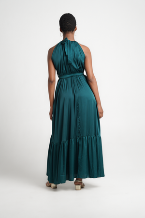 Fluidity De Chine Frill Dress