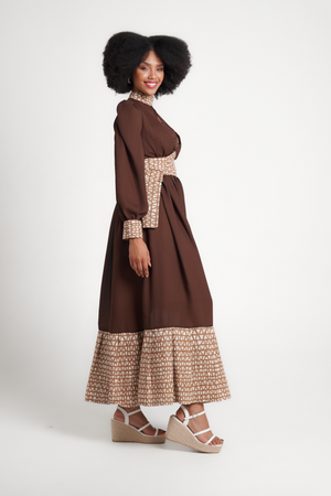Urban Zulu Bulongo Brown Dress