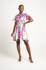 Frida Pink/Cream Dudu Dress