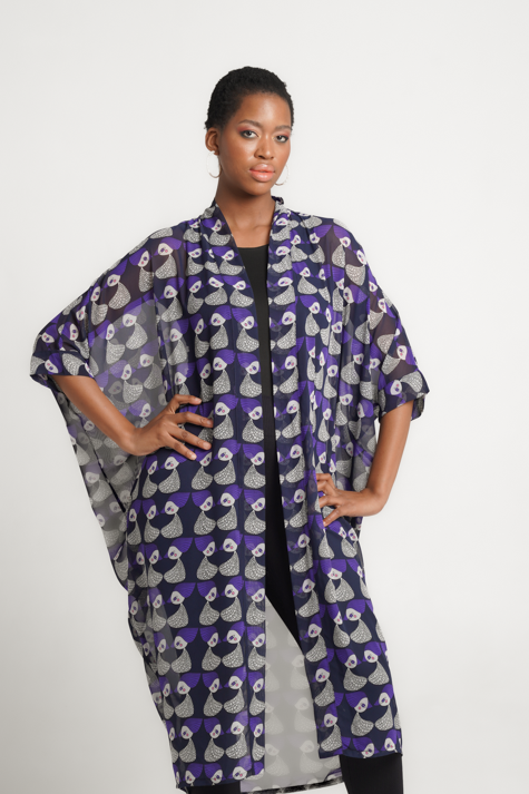 Fluidity Chiffon Kimono