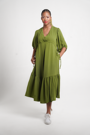 Colleen Gem Green Tumi Dress