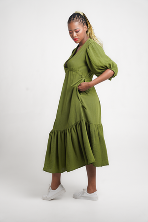 Colleen Gem Green Tumi Dress