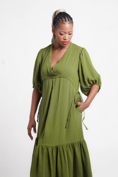 Colleen Gem Green Tumi Dress