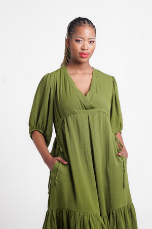 Colleen Gem Green Tumi Dress