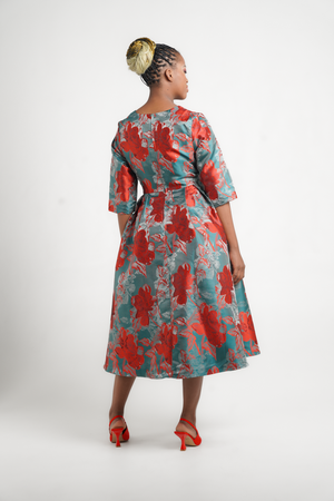 Amanda Laird Cherry Elda Dress