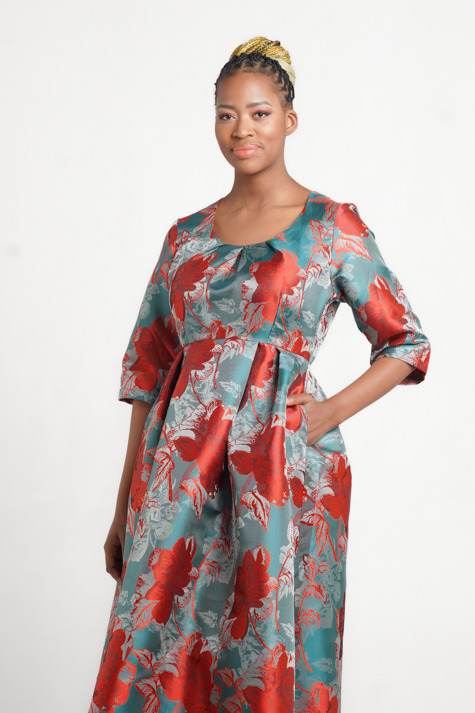 Amanda Laird Cherry Elda Dress