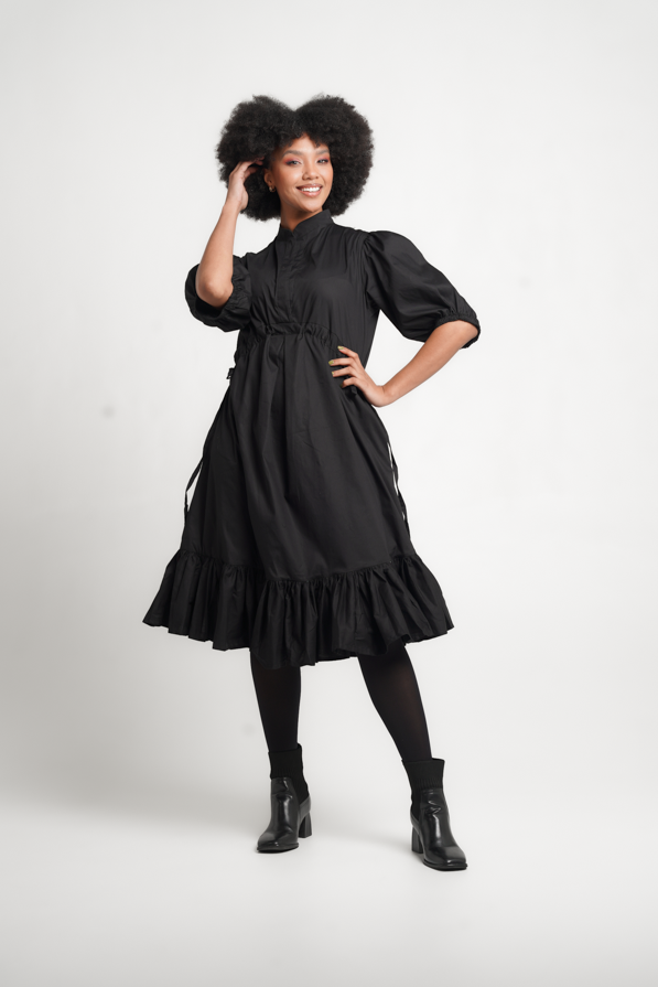 Colleen Eitzen Black Sh/Sl Tori Dress