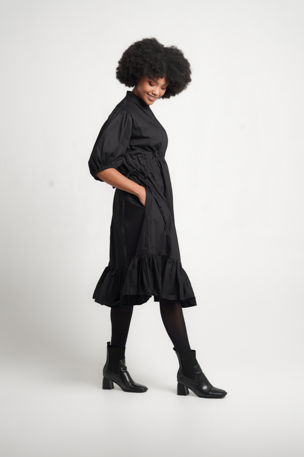 Colleen Eitzen Black Sh/Sl Tori Dress