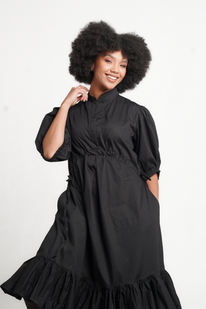 Colleen Eitzen Black Sh/Sl Tori Dress