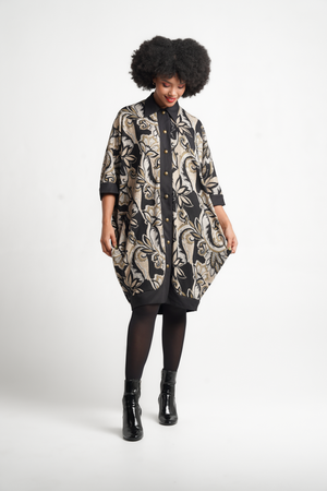 Fluidity Trapeze Shirt Dress