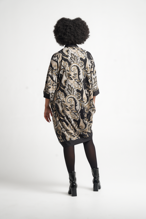 Fluidity Trapeze Shirt Dress