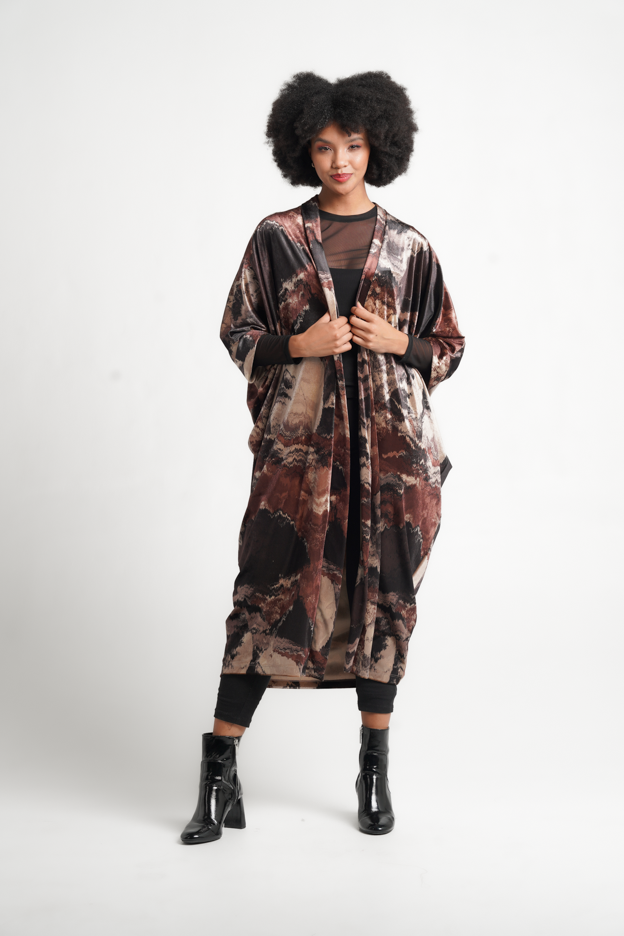 Fluidity Velvet Kimono