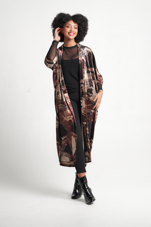 Fluidity Velvet Kimono