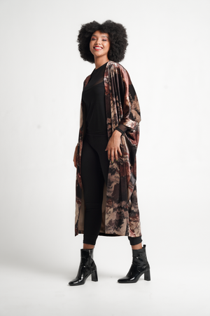 Fluidity Velvet Kimono