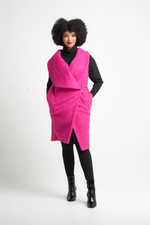 Frida Pink Sleeveless Coat