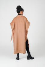 Colleen Eitzen Caramel Fur Cai Wrap