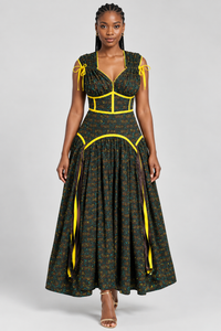 Angalia Samawati Mwezi Dres