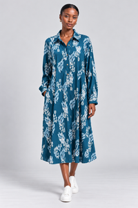 Fluidity Cotton Shirt Dress