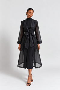 Fluidity Organza Coat