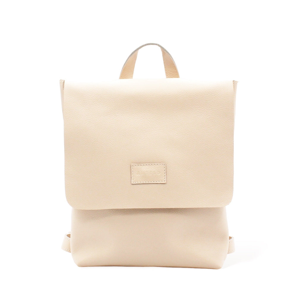 
            
                Load image into Gallery viewer, Antelo Henry Unlined Pebble Leather Backpack - Vanilla Frappe
            
        
