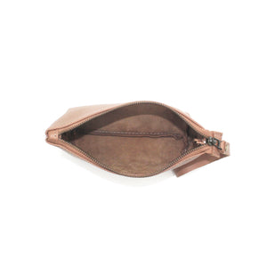 
            
                Load image into Gallery viewer, Antelo Asher Pebble Leather Wristlet - Iced Coffee
            
        