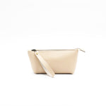 Antelo Asher Pebble Leather Wristlet - Vanilla Frappe