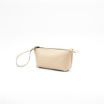 Antelo Asher Pebble Leather Wristlet - Vanilla Frappe