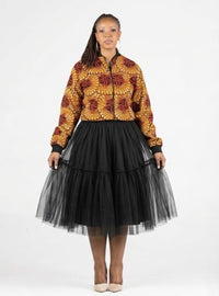 Irene Makhavhu Designs Lotsha Bomber Jacket