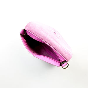 Antelo Jeanie Pebble Leather Crossbody - Purple Orchid