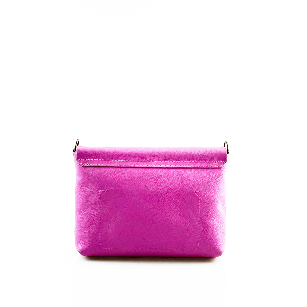 
            
                Load image into Gallery viewer, Antelo Jeanie Xl Pebble Leather Crossbody - Purple Orchid
            
        