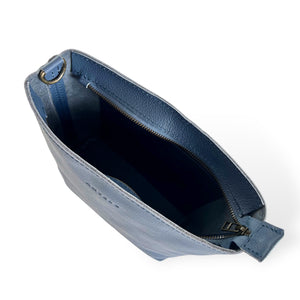 
            
                Load image into Gallery viewer, Antelo Maxie Petite Pebble Leather Crossbody - Orion Blue
            
        