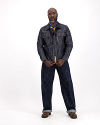 Tiger  Blue Mens Wide Boy Jean