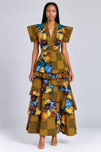 Bathini Africa Kgomotso Patch Dress