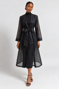Fluidity Organza Coat