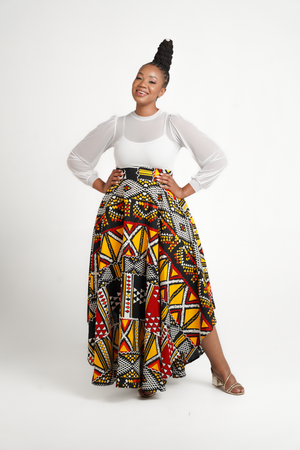 Ona Candrew Skirts And Headwrap