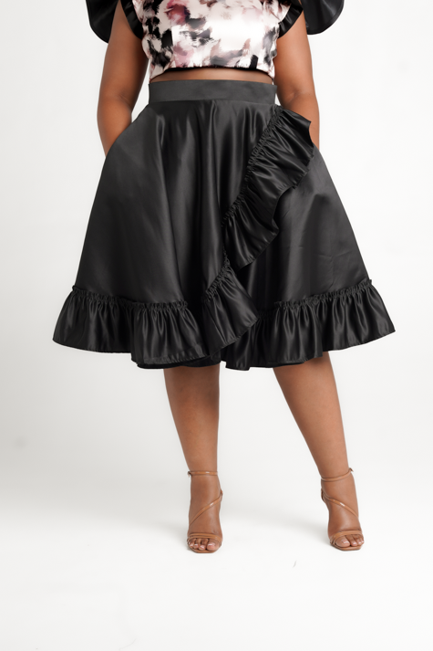 
            
                Load image into Gallery viewer, Skhathi Collection Phumy Frill Skirt
            
        