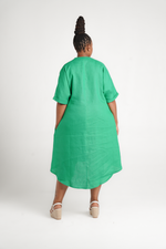 Colleen Eitzen Emerald Linen Ava Dress