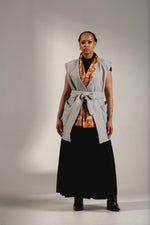 Colleen Eitzen Light Grey Mottled Demi Gilet
