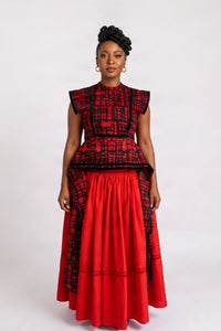 Angalia Masaki Maxi Skirt Drop Waist Skirt