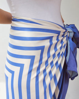 
            
                Load image into Gallery viewer, Castaway Blue Mind Temple Silk Wrap
            
        