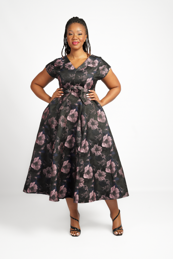 
            
                Load image into Gallery viewer, Amanda Laird Cherry Zweli Dress
            
        