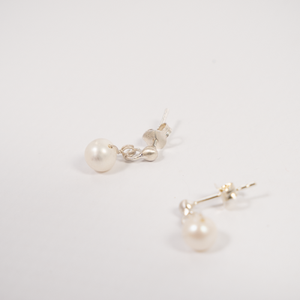 Barely There Gems Pearl Stud Earrings