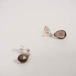 Barely There Gems Smoky Quartz Earrings